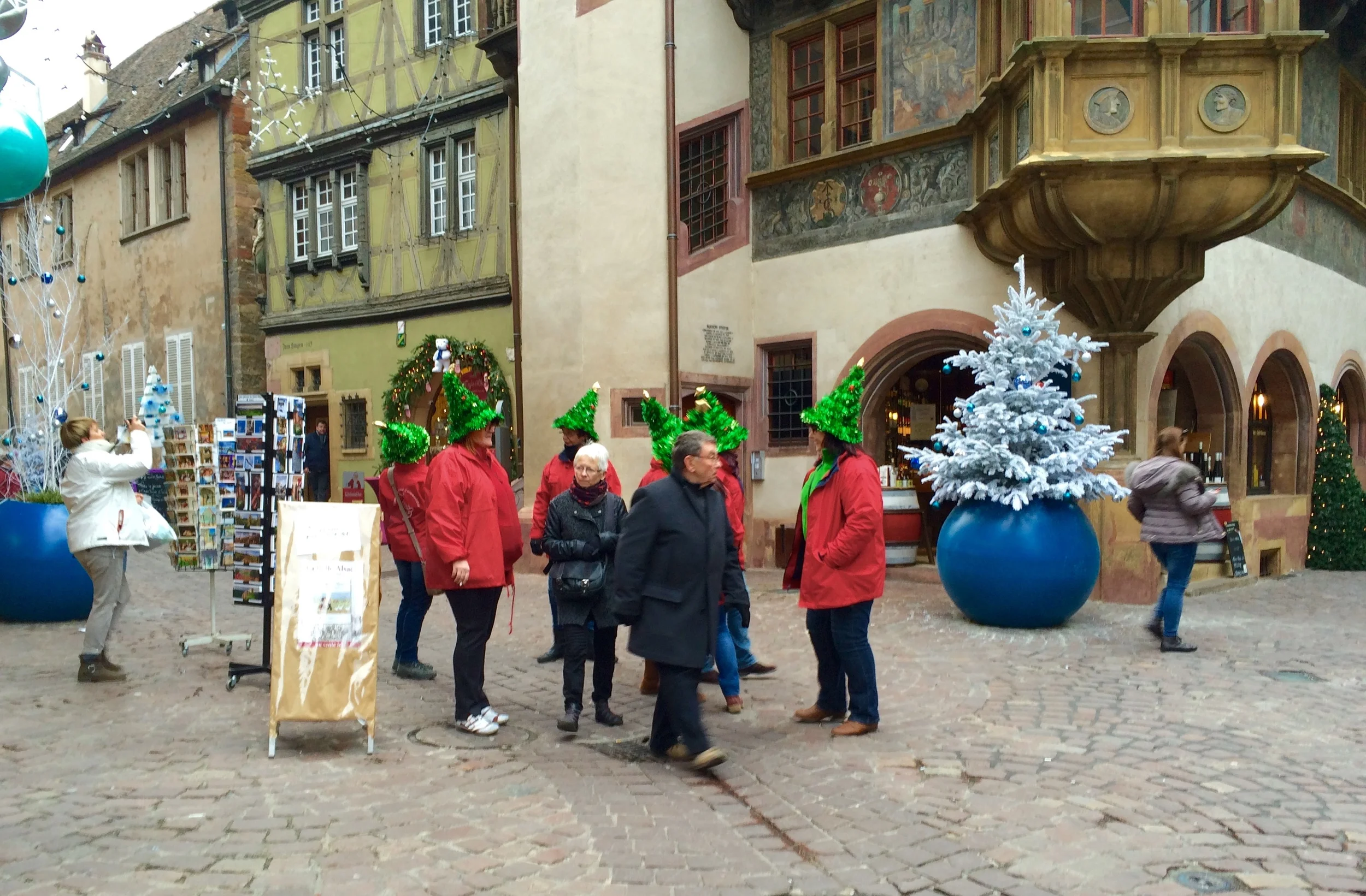 Oh no! We forgot to bring our silly hats. 