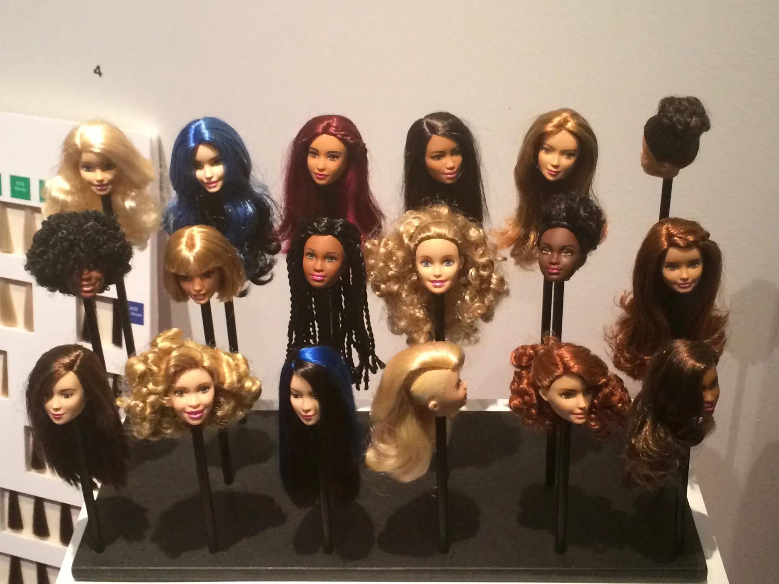 Barbie heads.