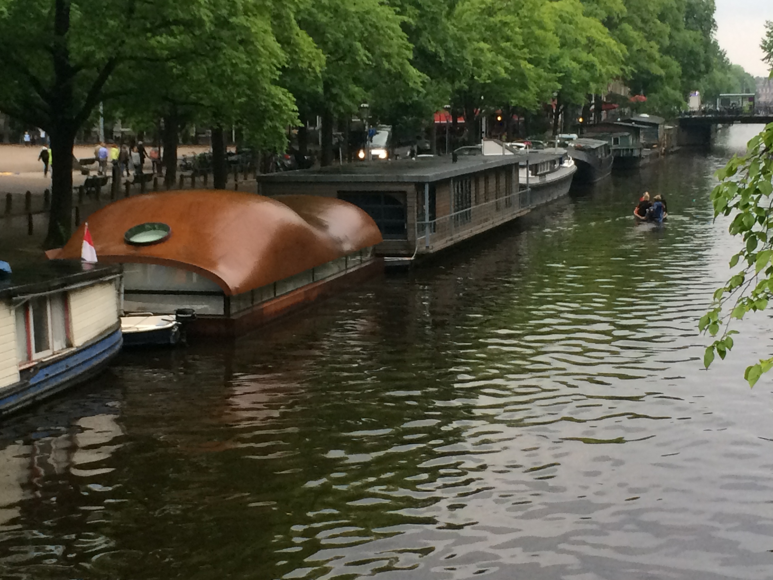 Houseboats on the Canal Prinsengracht