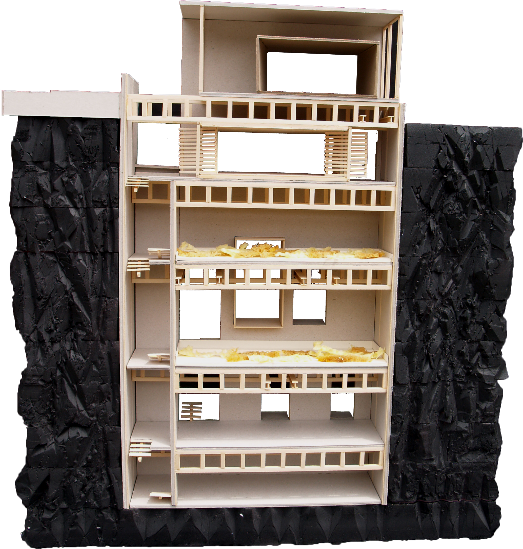 1/4" scale section model