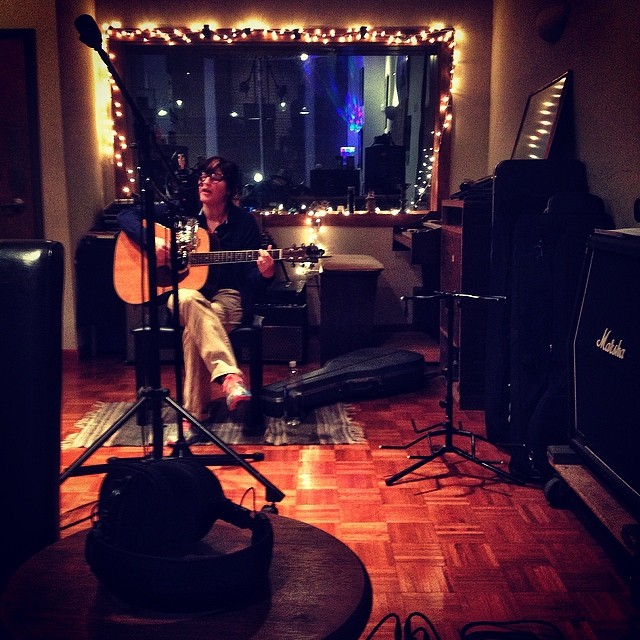 @katiebsongs in studio tonight making beautiful music