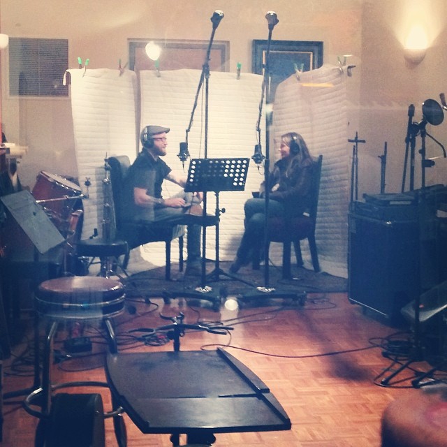 Randi &amp; Nick chatting a bit at Sine Studios, working on episode 4! #randipantsshow