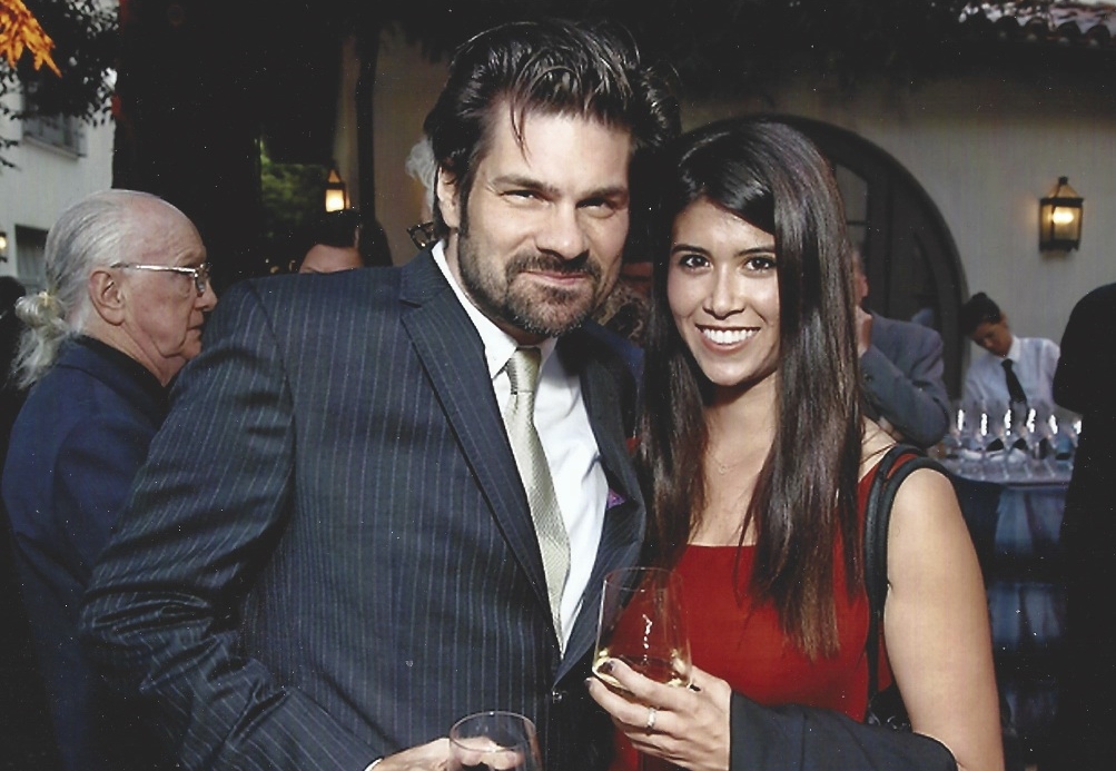 John Koch and Amy Poncher at the Aung San Suu Kyi dinner in Los Angeles.