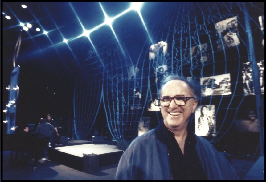 Jack Healy at his free to laugh campaign in 1990.