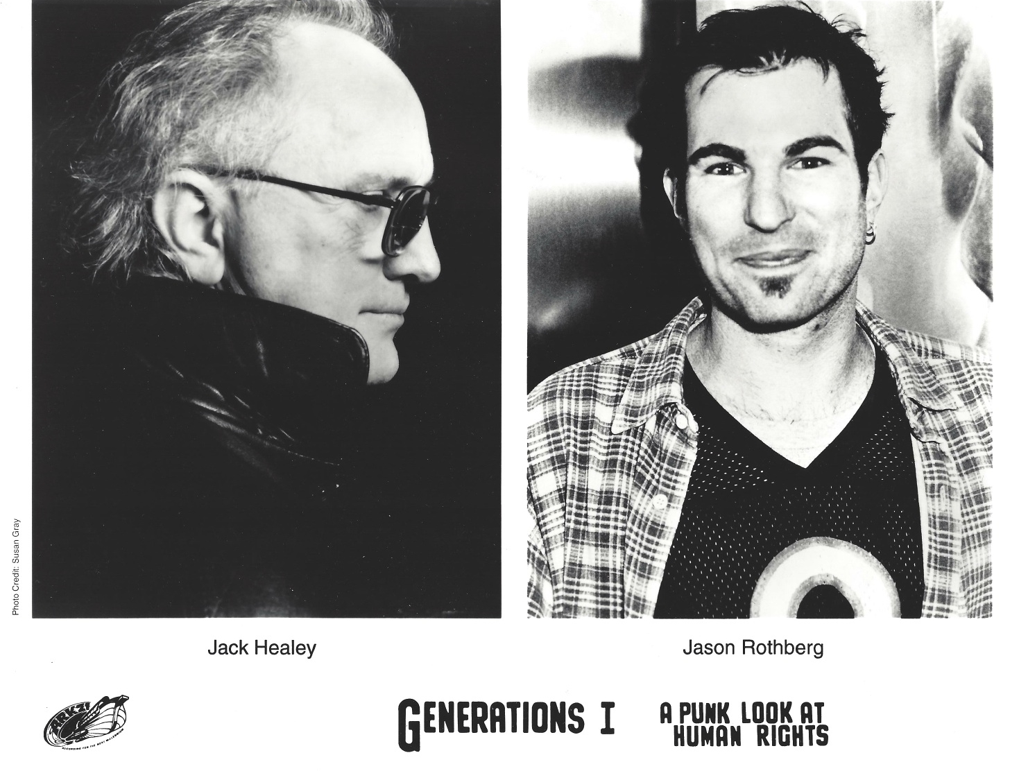 Jason Rothberg and Joe Strummer, formerly of the Clash, produced Punk for Human Rights, 1996.