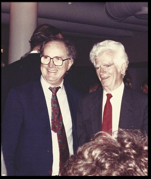Jack Healey and his favorite Irishman, Paul O'Dwyre in New York City, 1995.