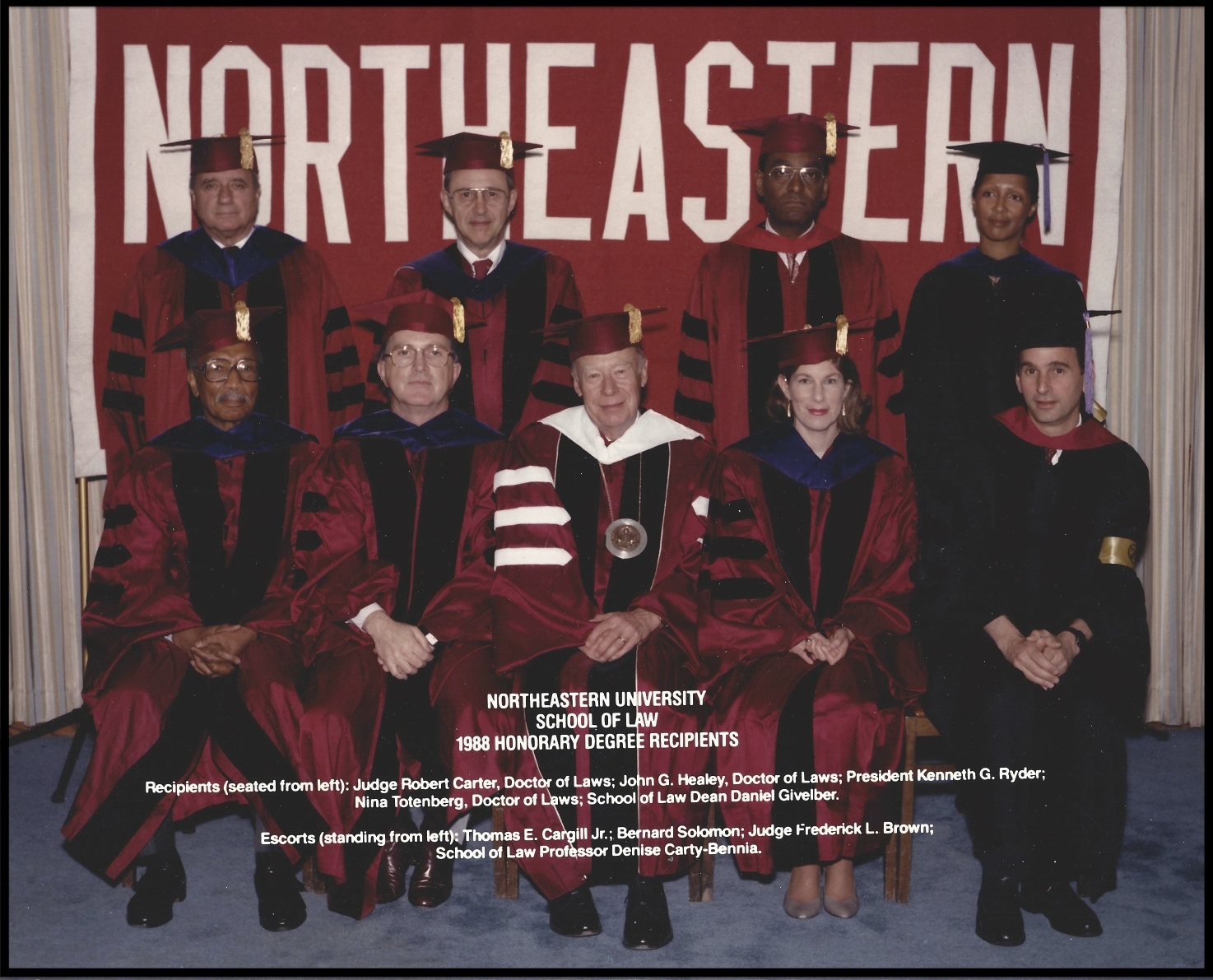 Jack Healey receives an honorary doctorate of law.