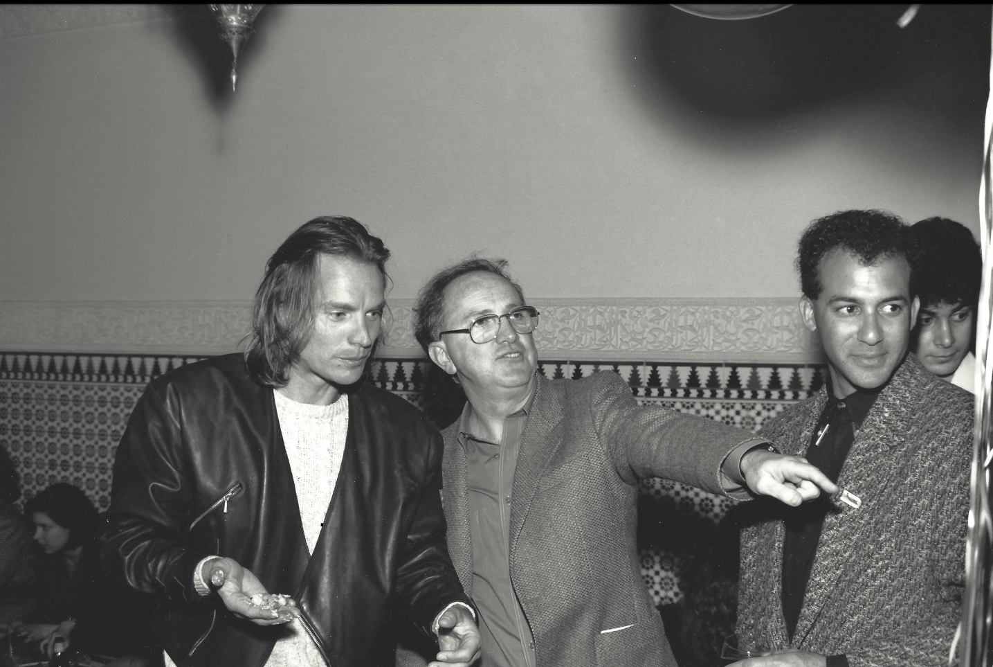 Jack Healey's fiftieth birthday with Sting and Angel Martinez of Reebok.
