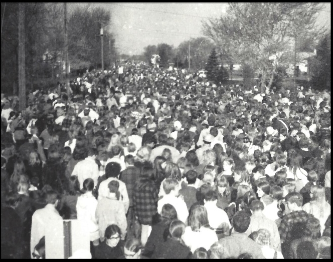 Madison, Wisconsin 1970 - Walk for Development. Coordinated by Bob Peterson and Debbie Sweets funded by Fannie Lou Hamer