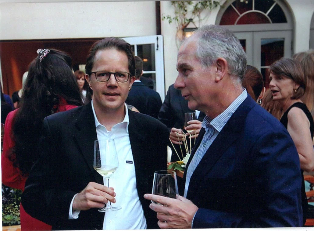  Matt Burrows , HRAC's lawyer, and Robin Hurlay who was responsible for the Aung San Suu Kyi album "For the Lady" at Rhino Records. 