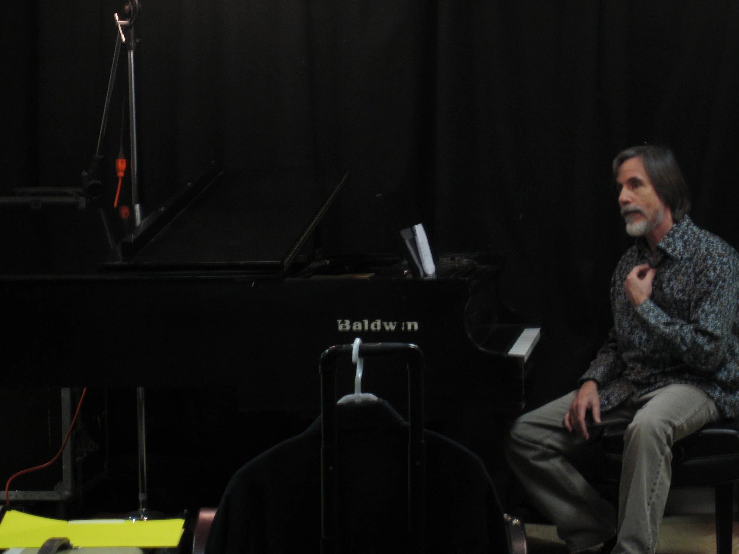  Jackson Browne filming his spot for&nbsp;Human Rights Action Center's Aung San Suu Kyi campaign. 