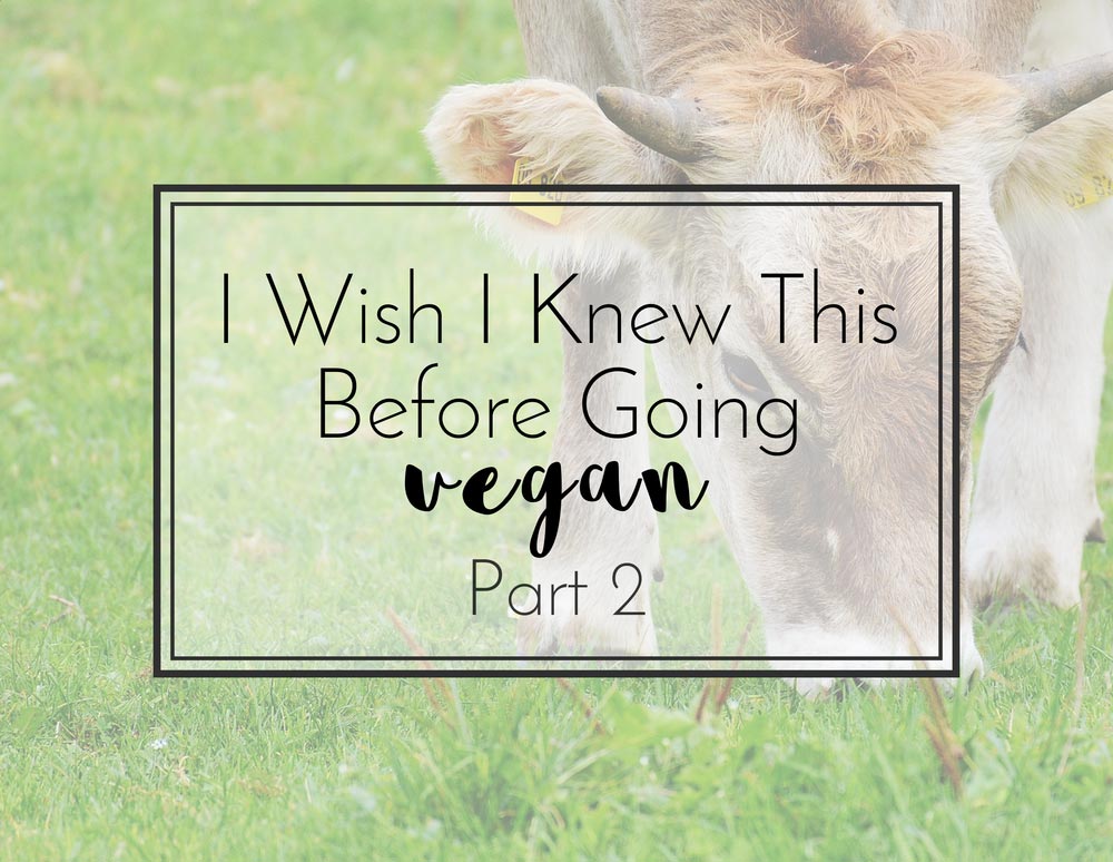  Read this before going vegan 