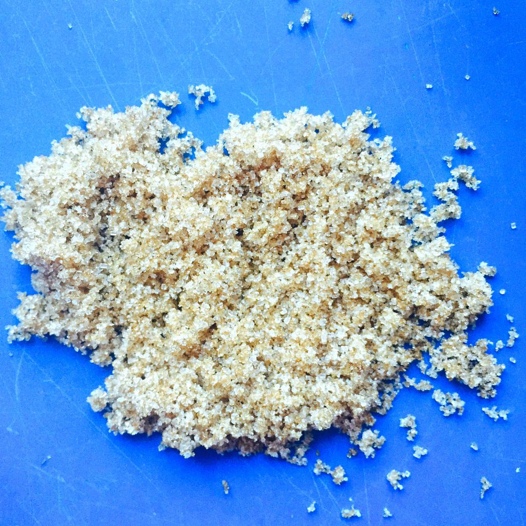 This is how your dried mixture should look like