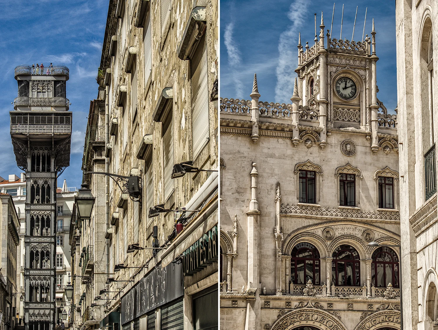 Lisbon sightseeing with Lisbon Photo Tour - Santa Justa Lift and Rossio's Train Station