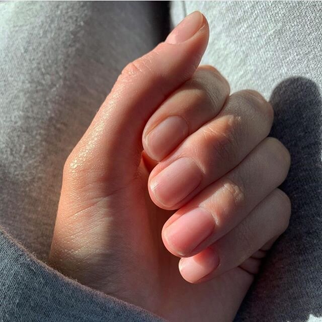 loving these healthy and naked nails from @westbeauty_byharriet 💚🌿#stayhomestaysafe #minimalist #sustainable #selfcare #nailcare #skincare #organic #sugaring #cleanbeauty #hortūscollective #secretgarden #lovenyc