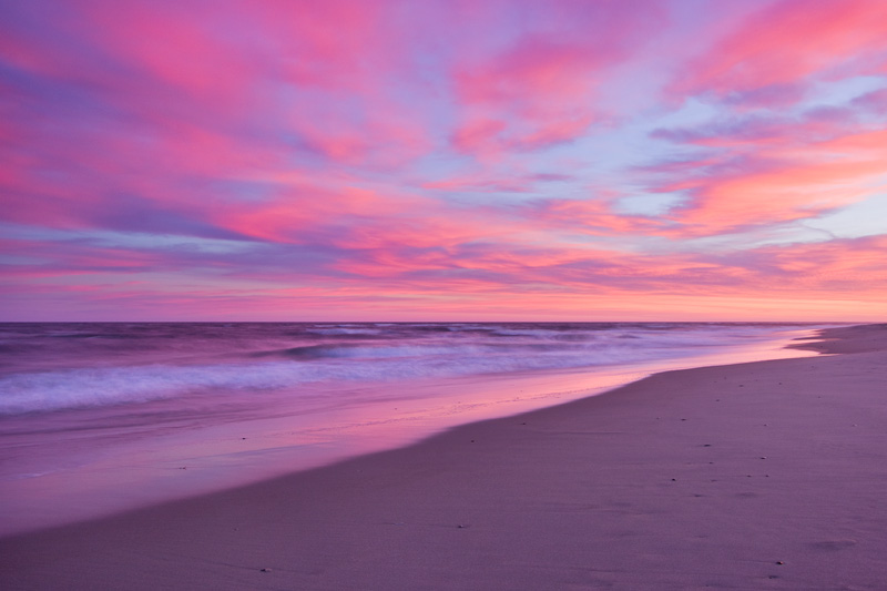 Intense Sunset, Chincoteague National Wildlife Refuge, Virginia, United States.