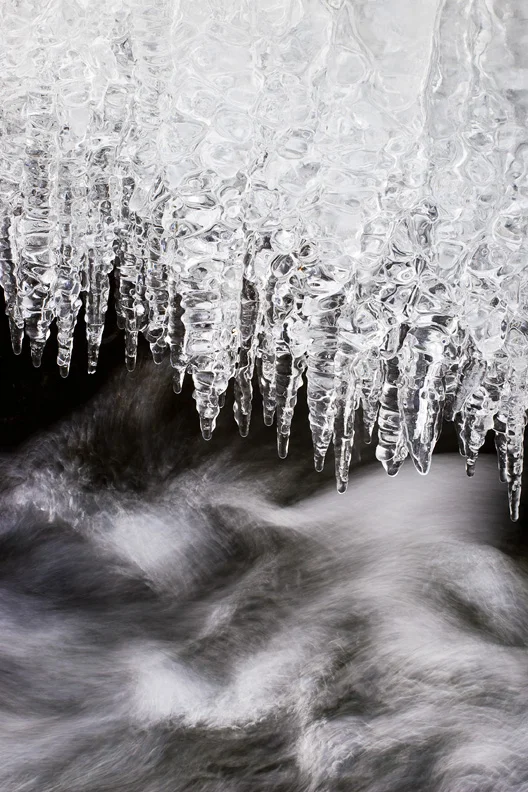 Icicles on the Potomac River, Great Falls National Park, Mclean, Virginia