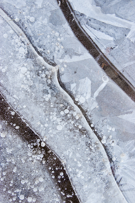 Ice Close-up, Toad Harbor, New York
