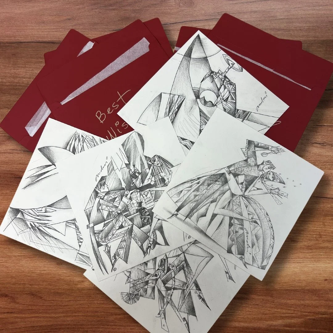 Collectors Studies and Drawings for Andrei Protsouk's Book the Art of Love