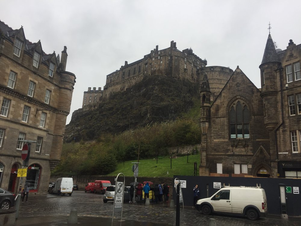 Edinburgh Castle on the Cliff