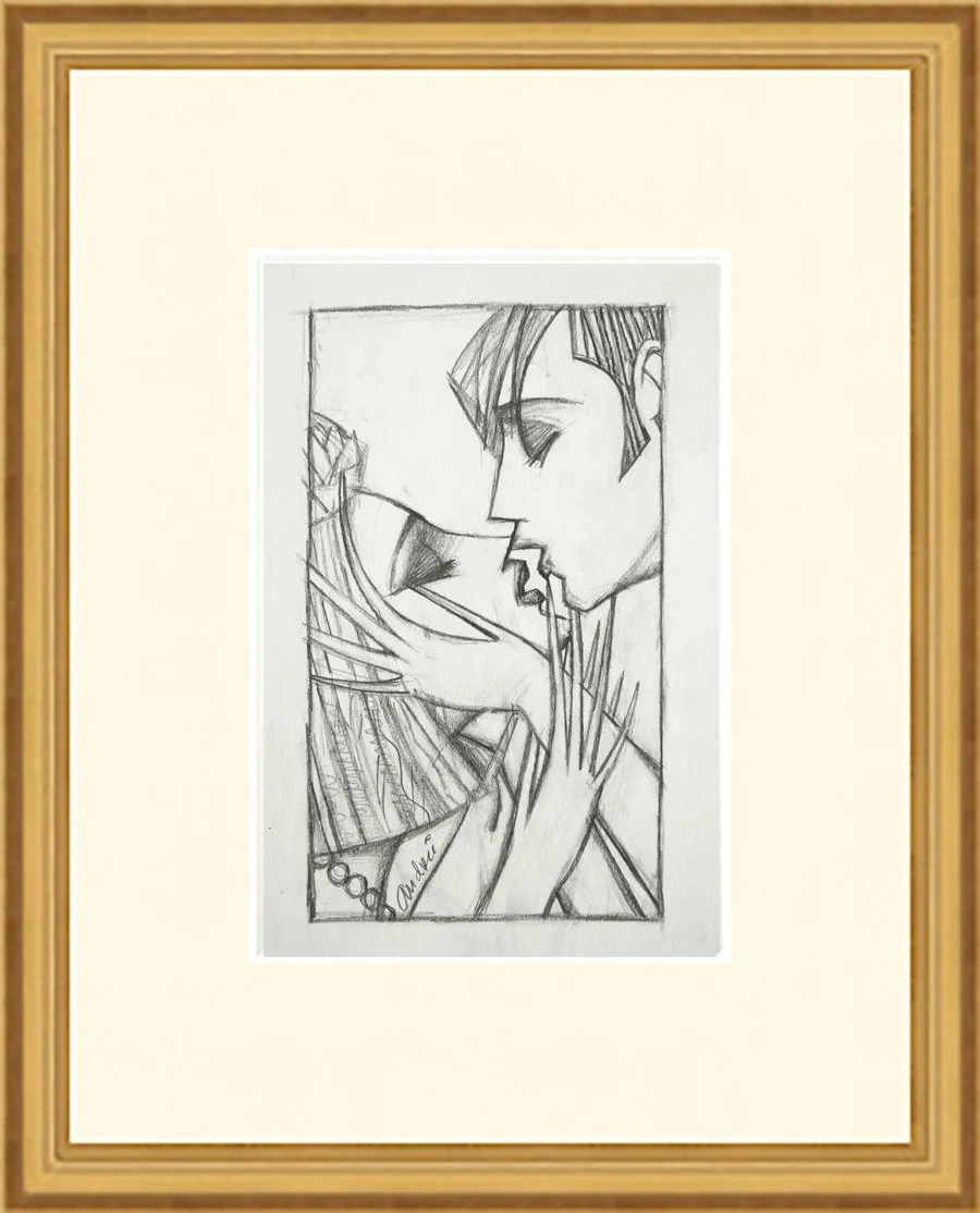 Breathless Drawing Study Framed.jpg