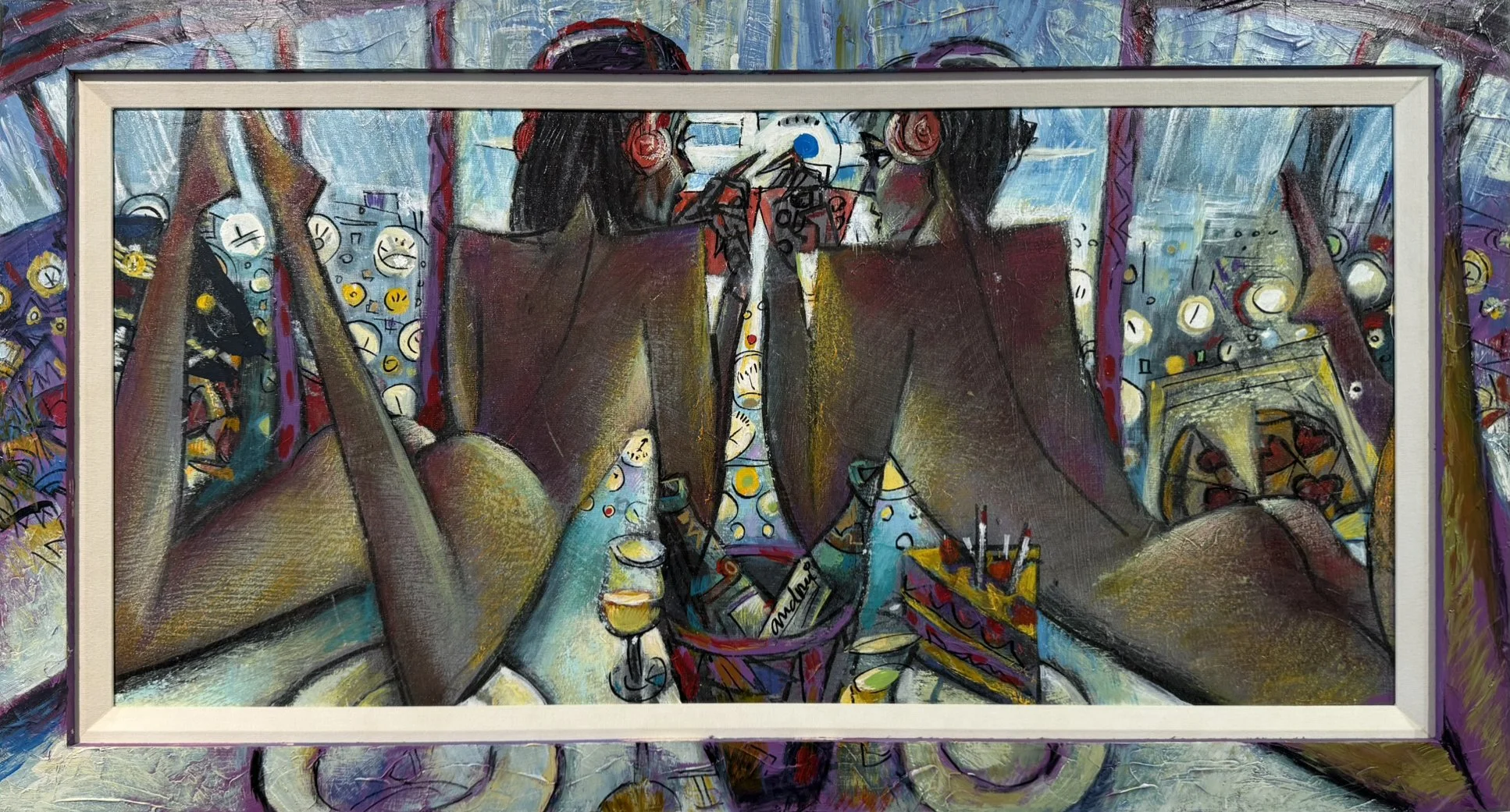 Landing Zone with Original Hand Painted Frame.jpg