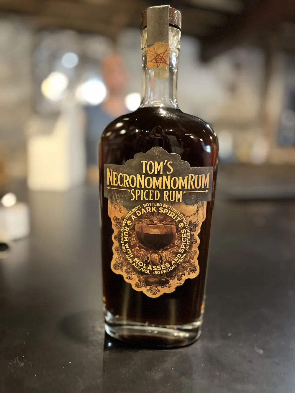 NecroNomNomRum Spiced Rum — Thistle Finch Distillery