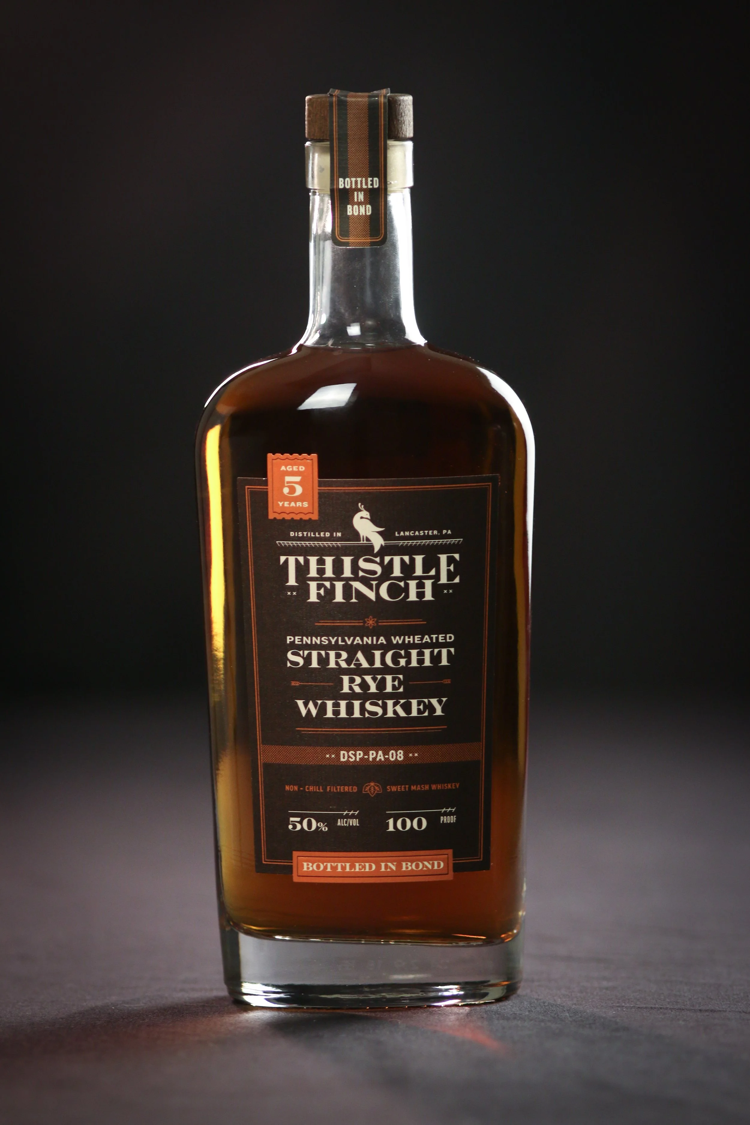 Thistle Finch - Bonded Rye Whiskey / 5 Years