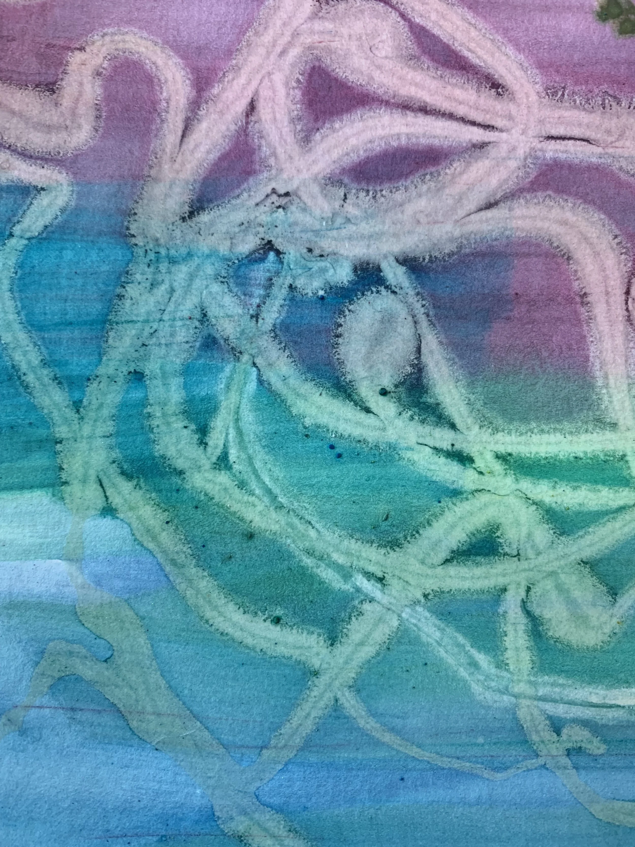 Watercolor | Clear glue