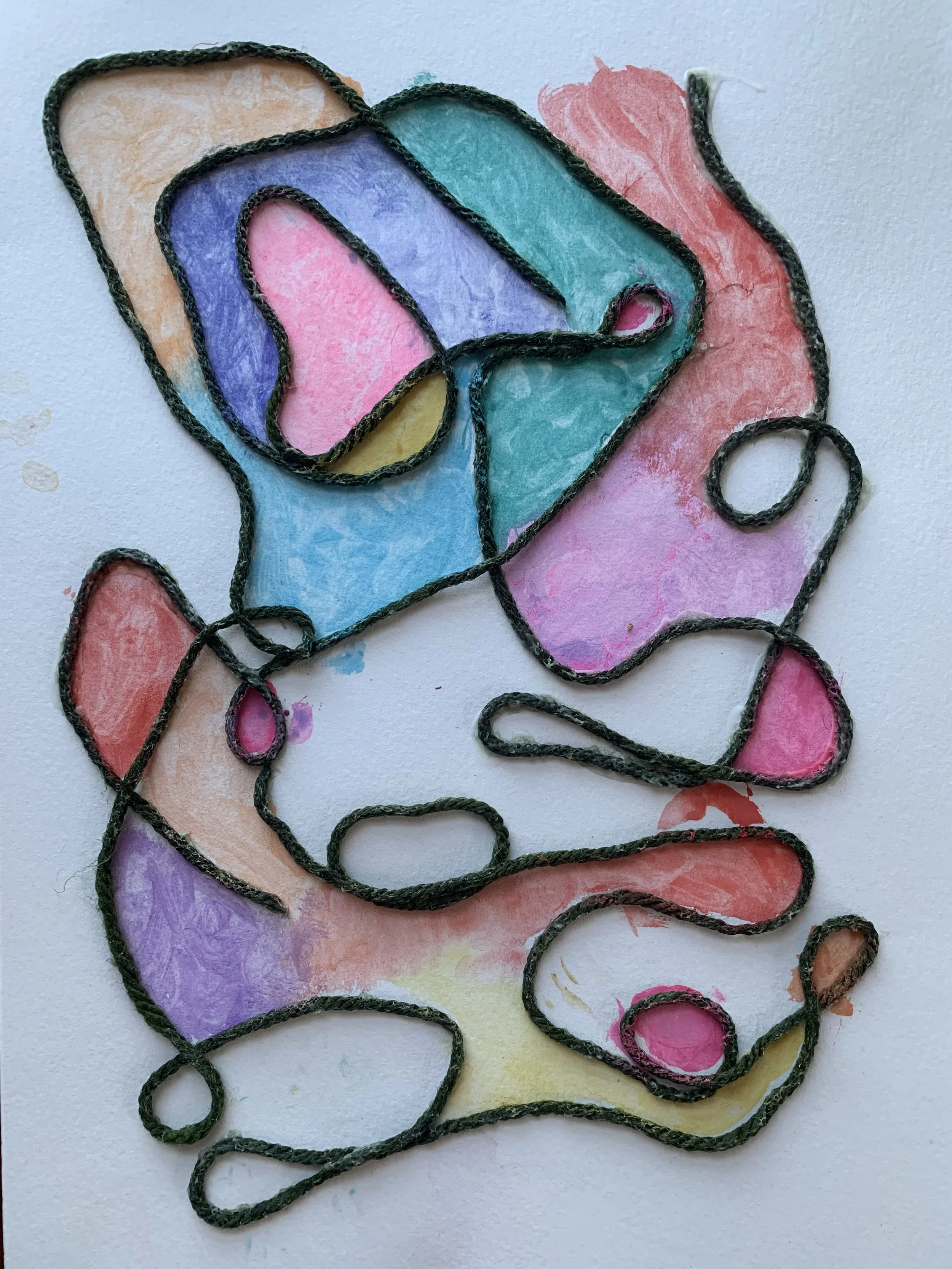 Yarn | Glue | Watercolor