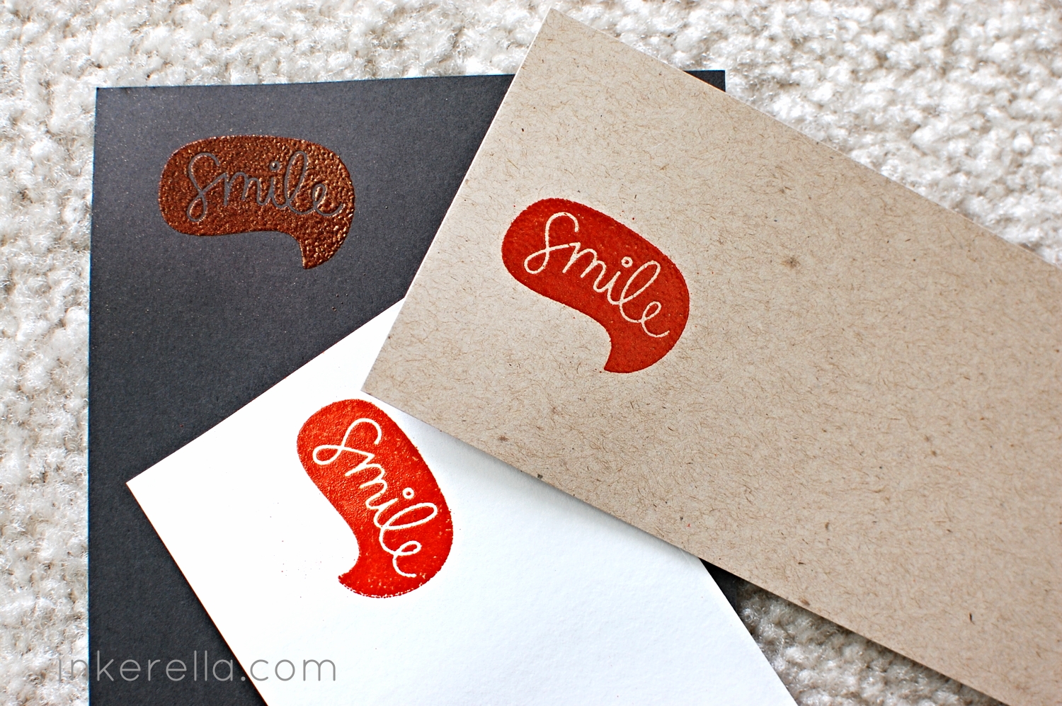 No more contrast on the black card stock :( *womp womp*
