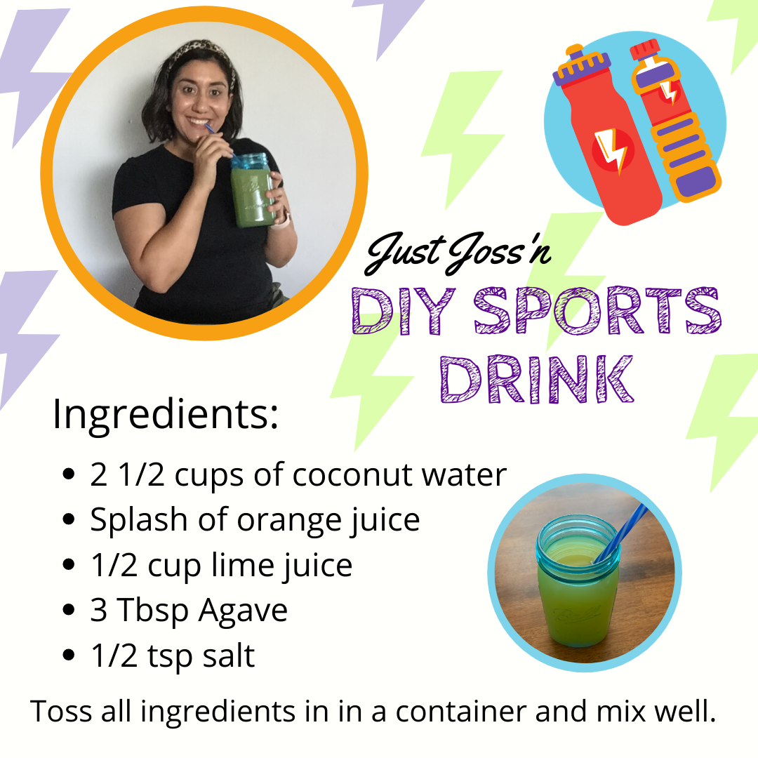 DIY Homemade Sports Drink — Just Joss'n