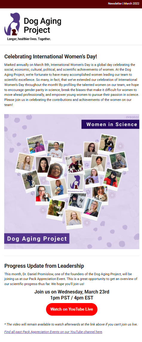 March 2022 Newsletter