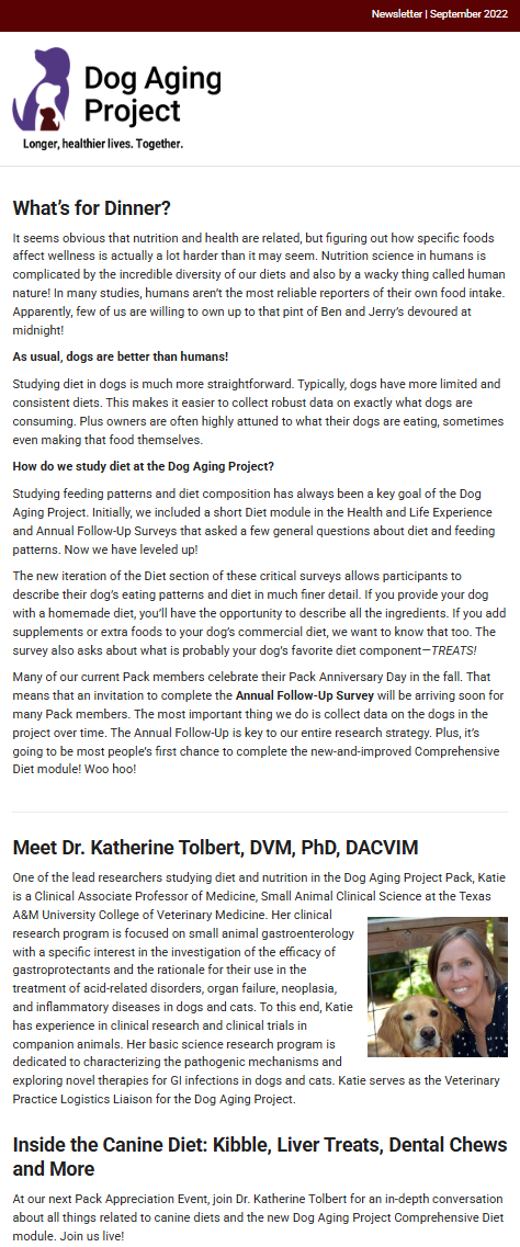 September 2022 Newsletter