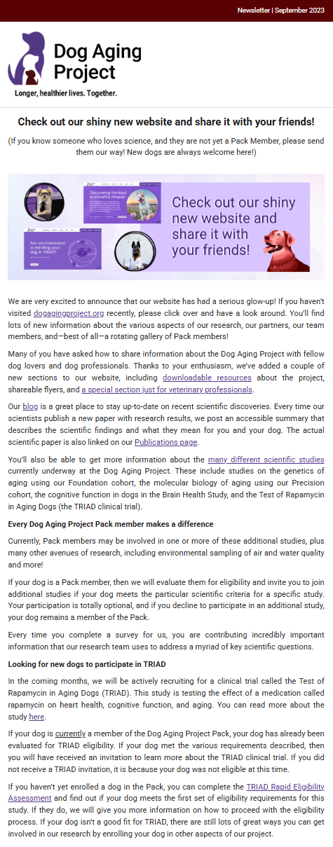 September 2023 Newsletter