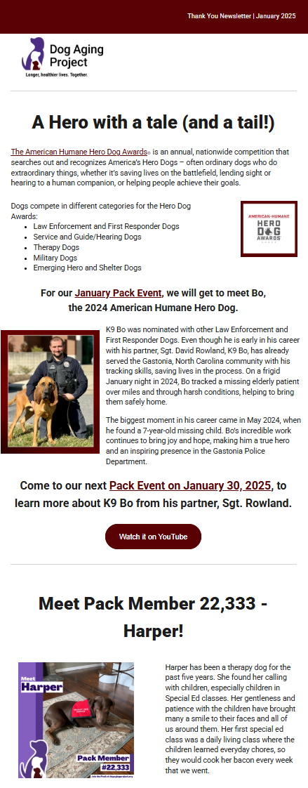 DAP January 2025 Newsletter