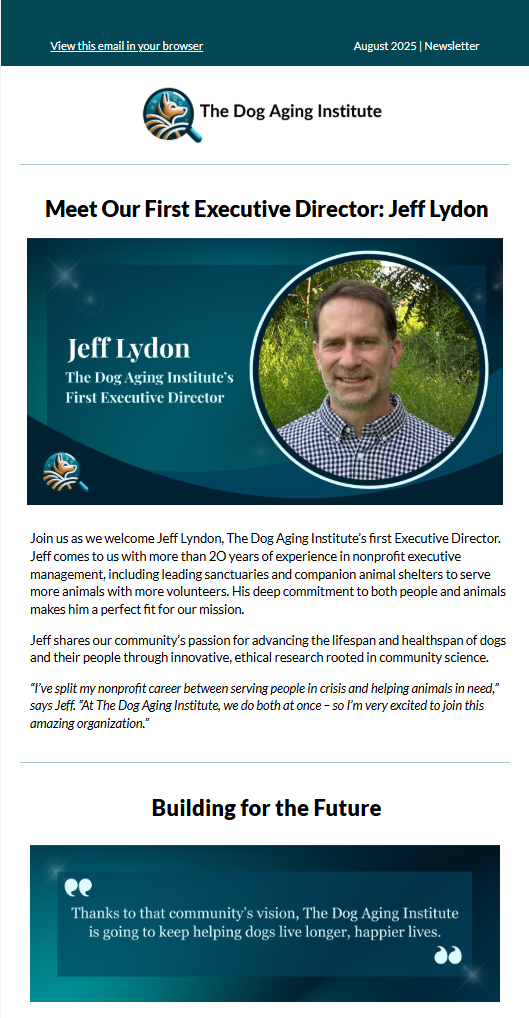 August 2025 Newsletter