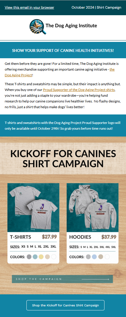 Oct. 2024 | Shirt Campaign