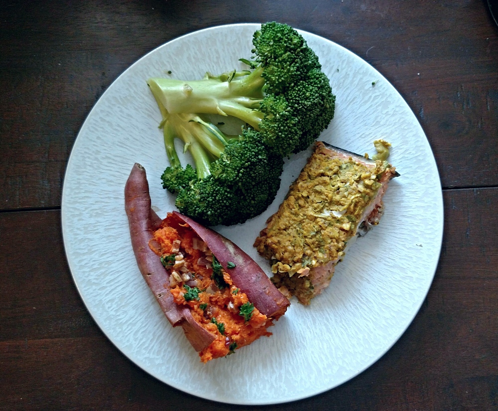 This Week in Food - Mustard-Crusted Salmon