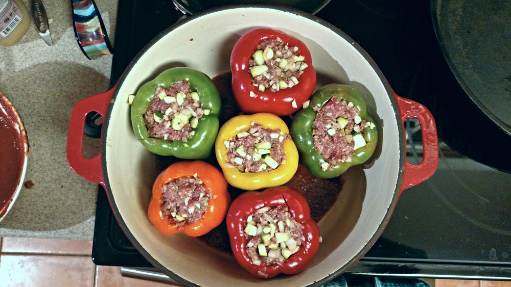 Grain-Free Stuffed Peppers with a Kick