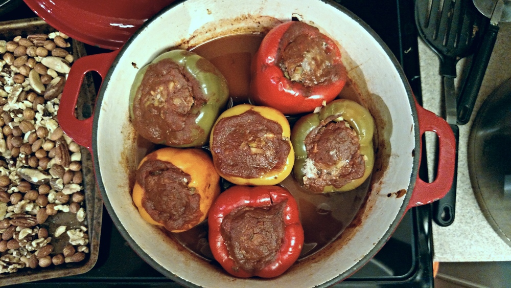 Grain-Free Stuffed Peppers with a Kick