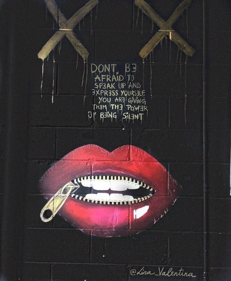 "Leave Rochelle out of it" bar located in Lower East Side, NYC 2015