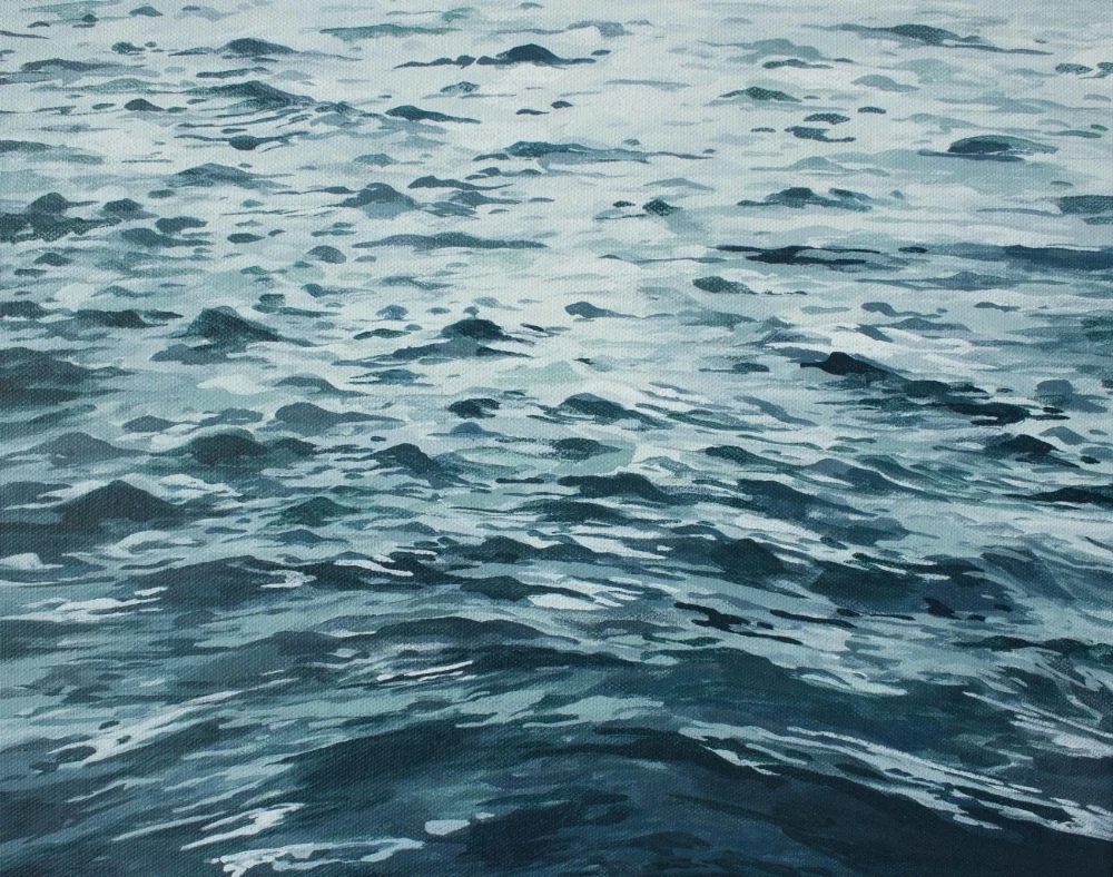 Hazy Days , 11x14", Acrylic On Canvas, available at The Captains Daughters, $400