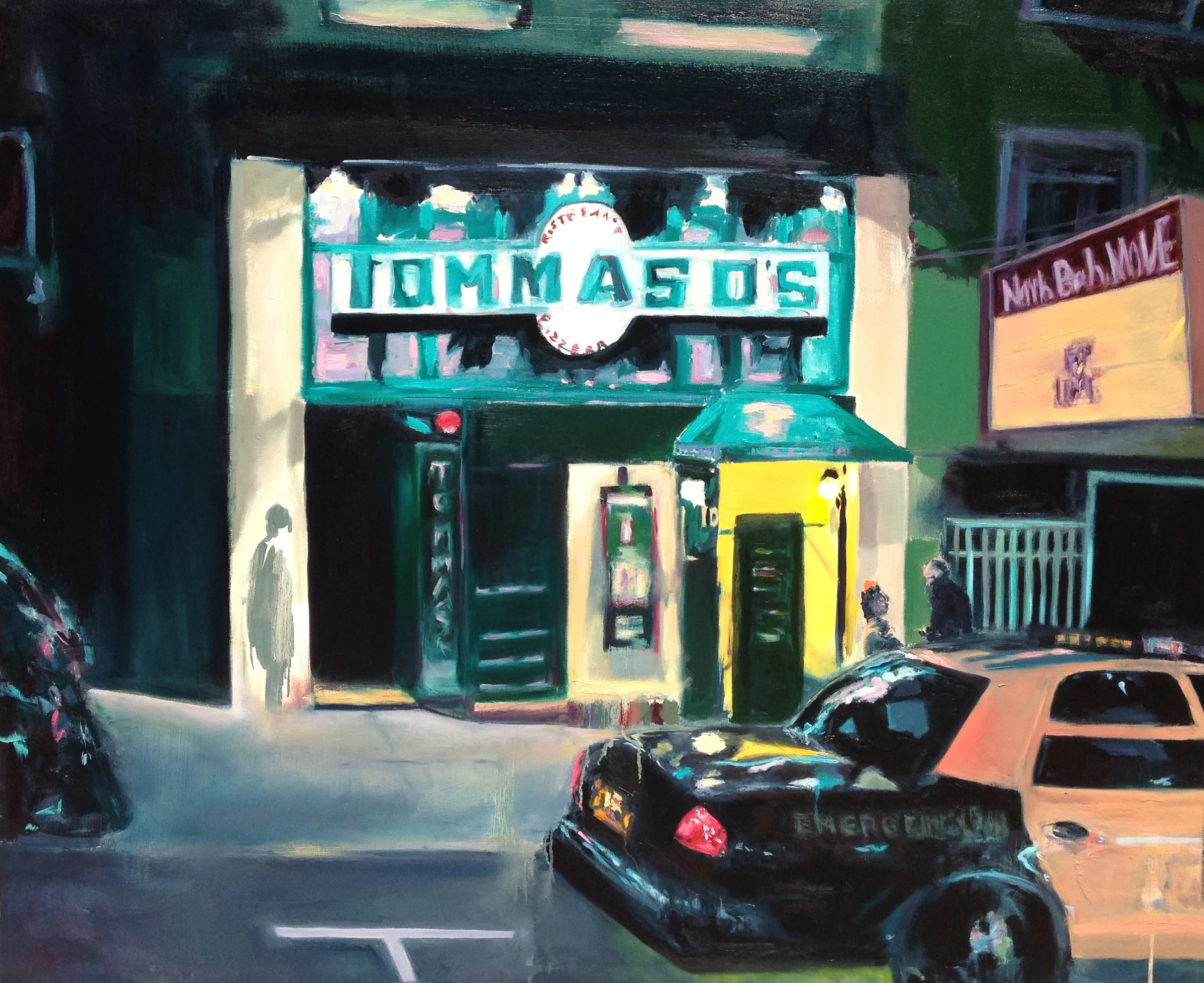 Everything is on it , oil on canvas, 38 x 46"