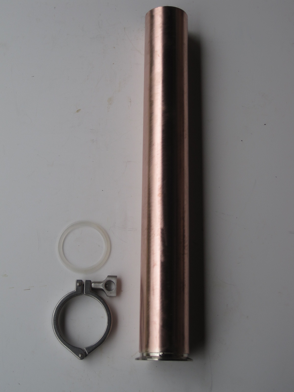 Beer Keg Still Column Adapter DIY Kit 2" Copper Tri Clamp Ferrule Gasket Pipe 