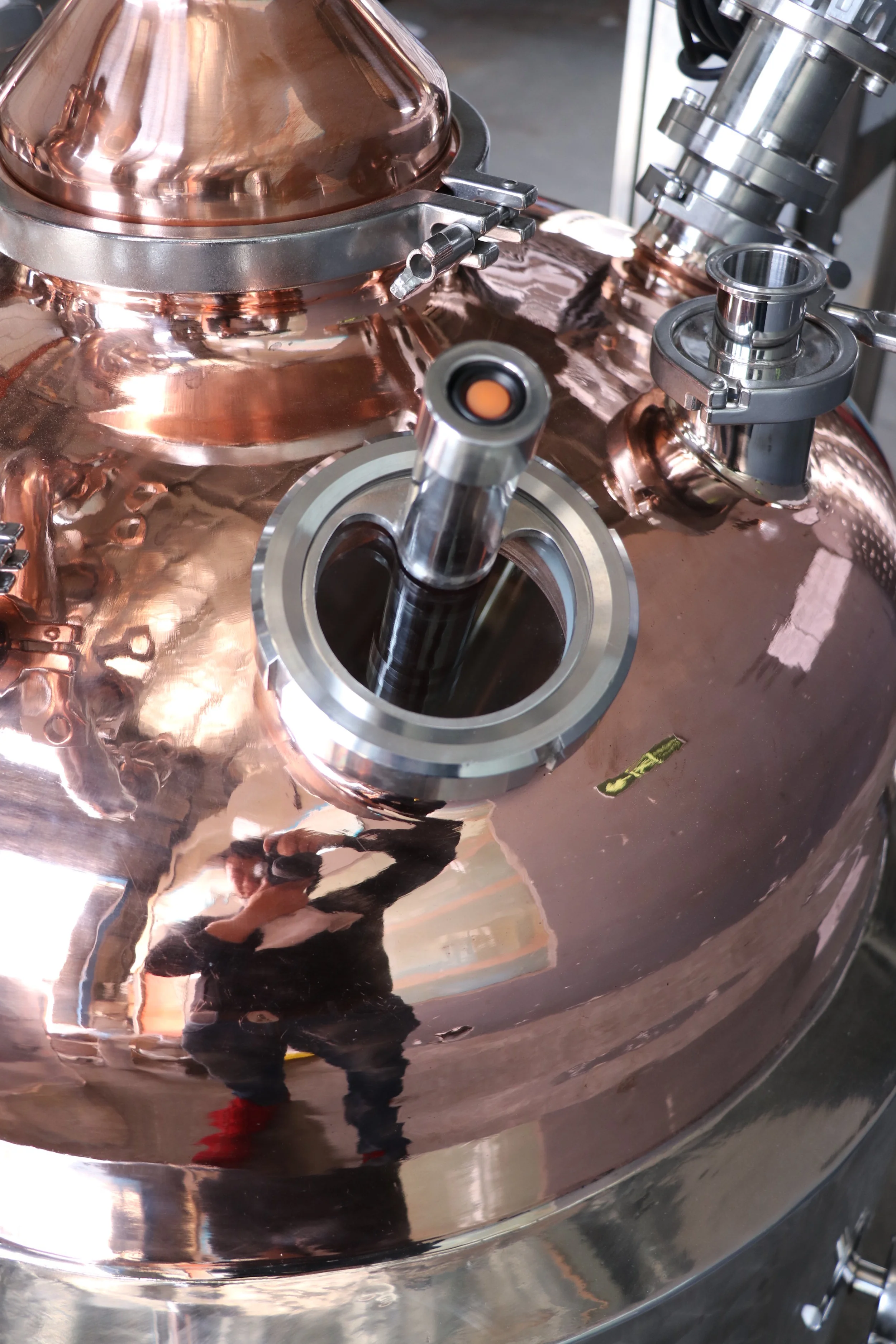 Jacketed Stainless Steel and Copper Boiler 53 Gallon 200L