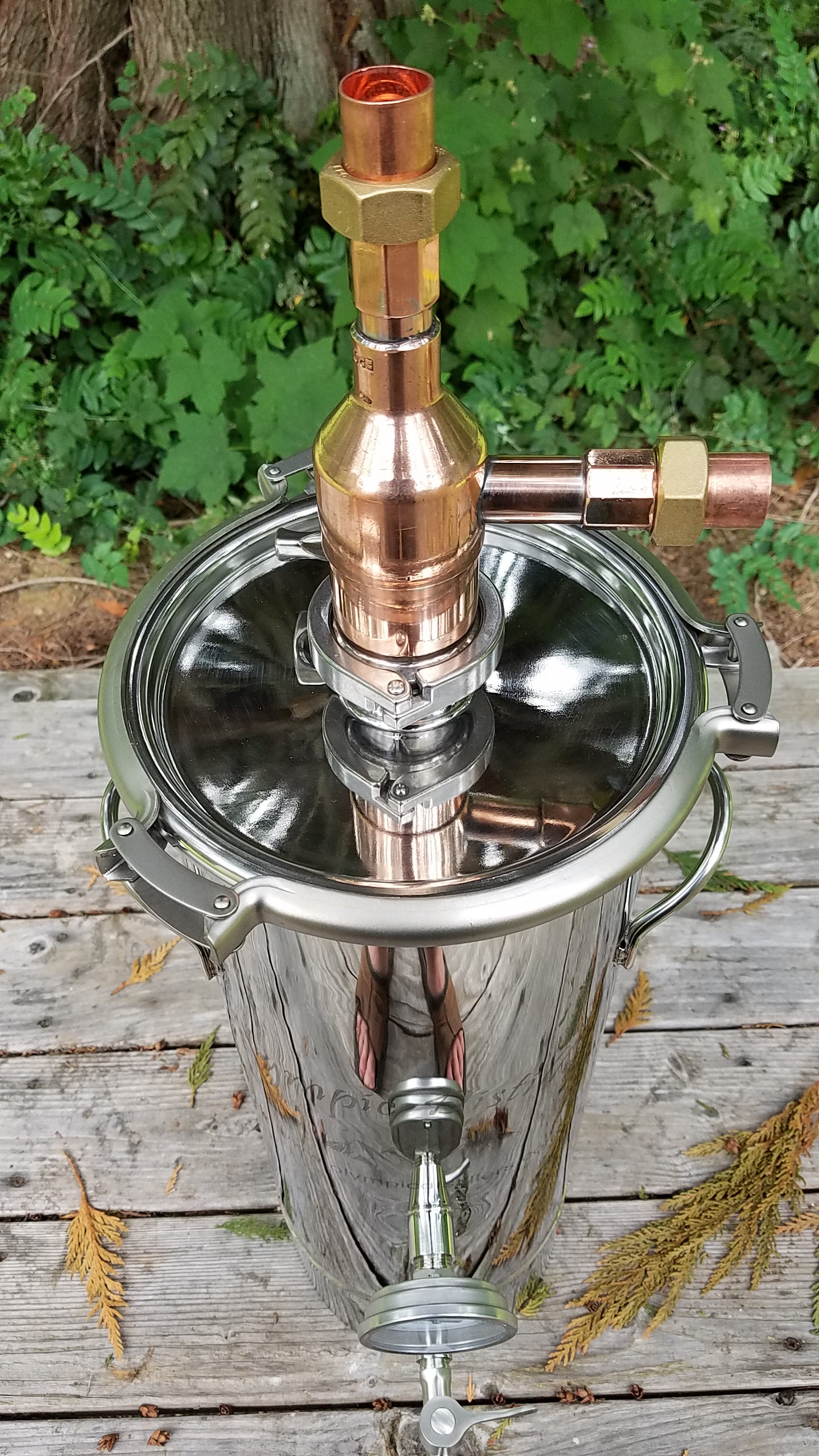 30 liter Stainless Steel 20 Details about   Moonshine Still Kit Complete with Thumper 15 