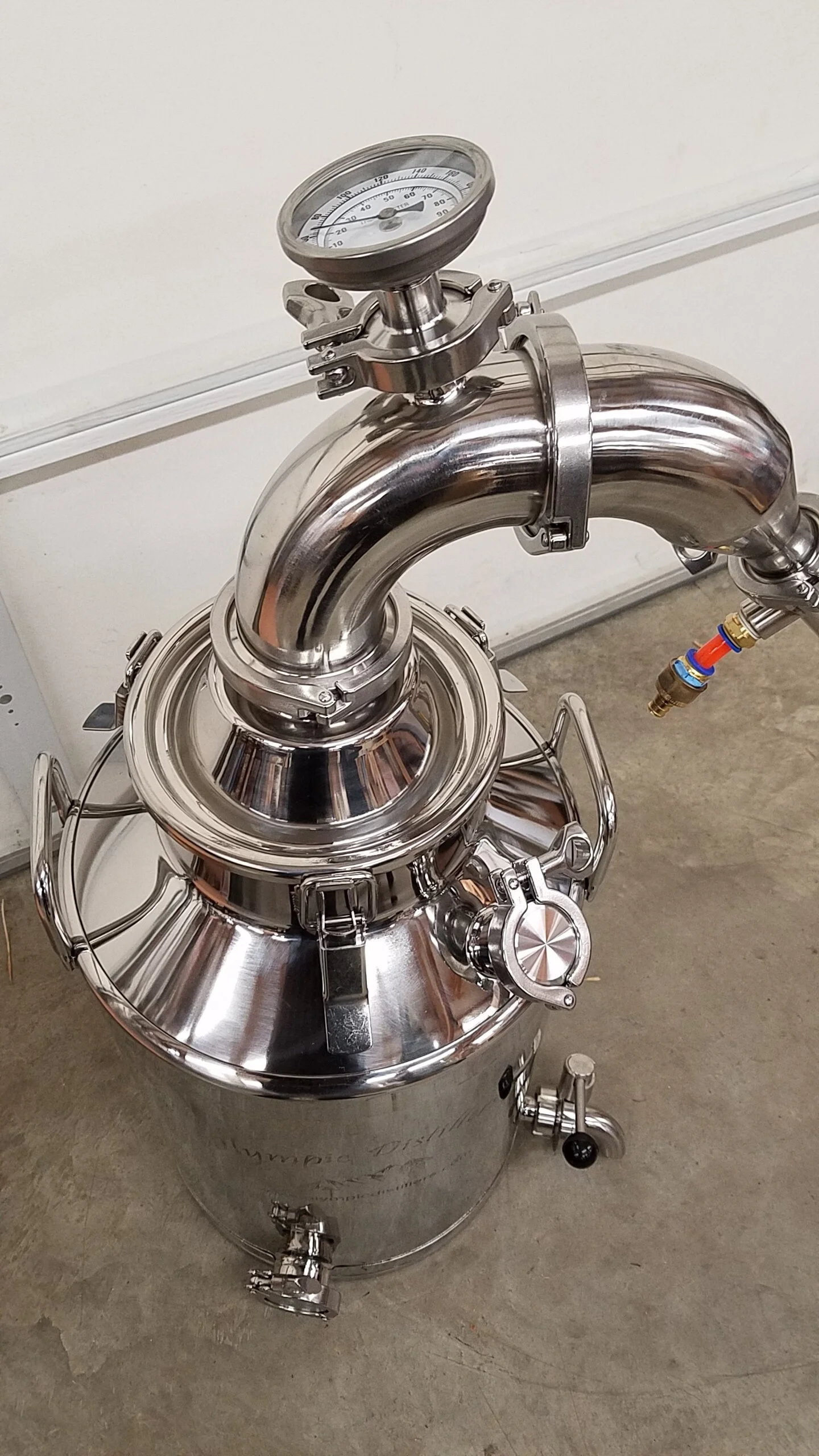 13 Gallon Stainless Steel Pot Still 3 inch Gas or Electric Heat — Moonshine Stills and Micro