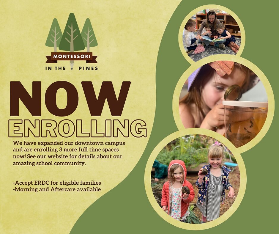 Rare mid-year enrollment opportunity! We are expanding our downtown classroom to accommodate 3 more slots! Apply today at our website. 

-full-time schedule 
-morning and aftercare available 
-now accepting ERDC payments