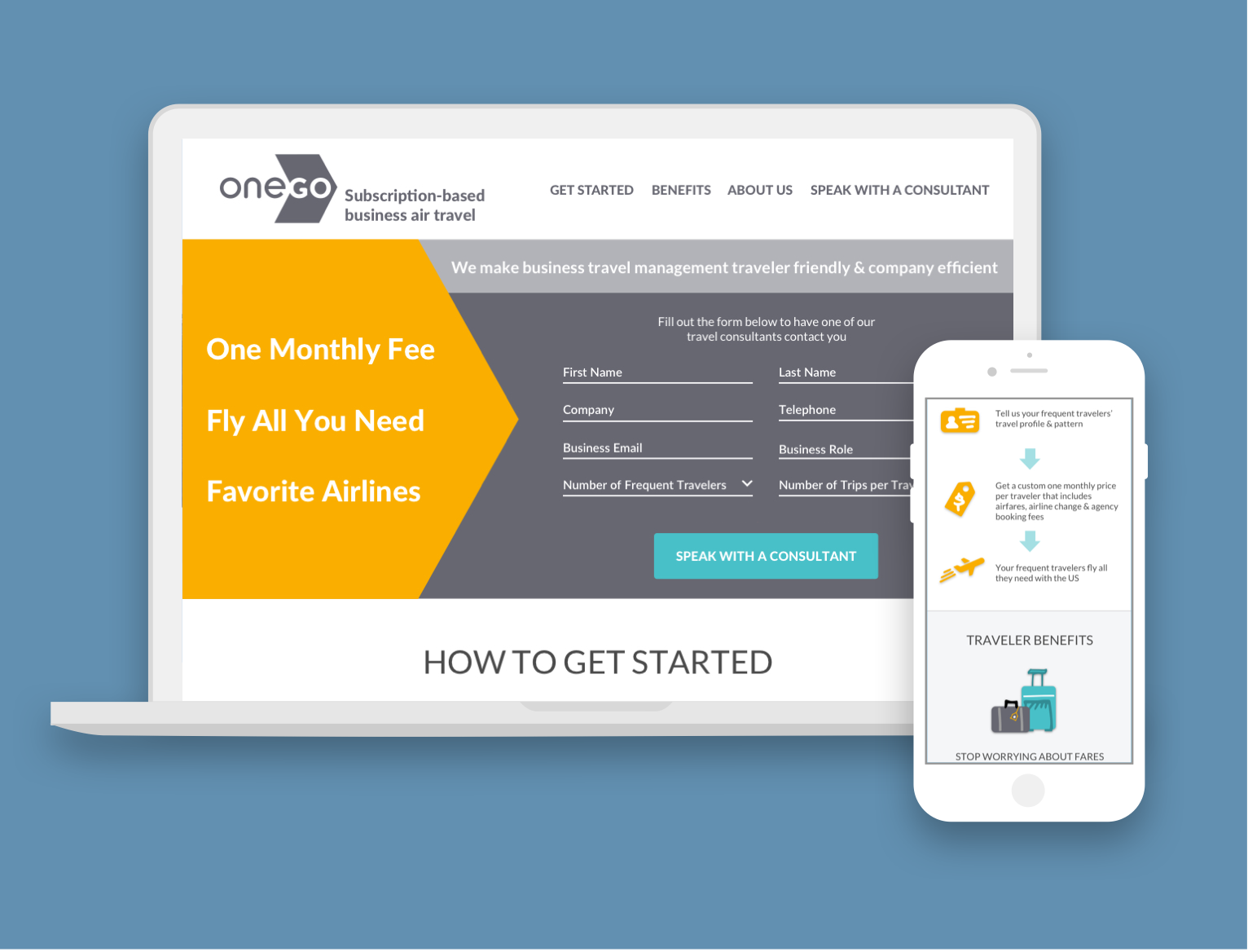 Responsive Marketing Homepage